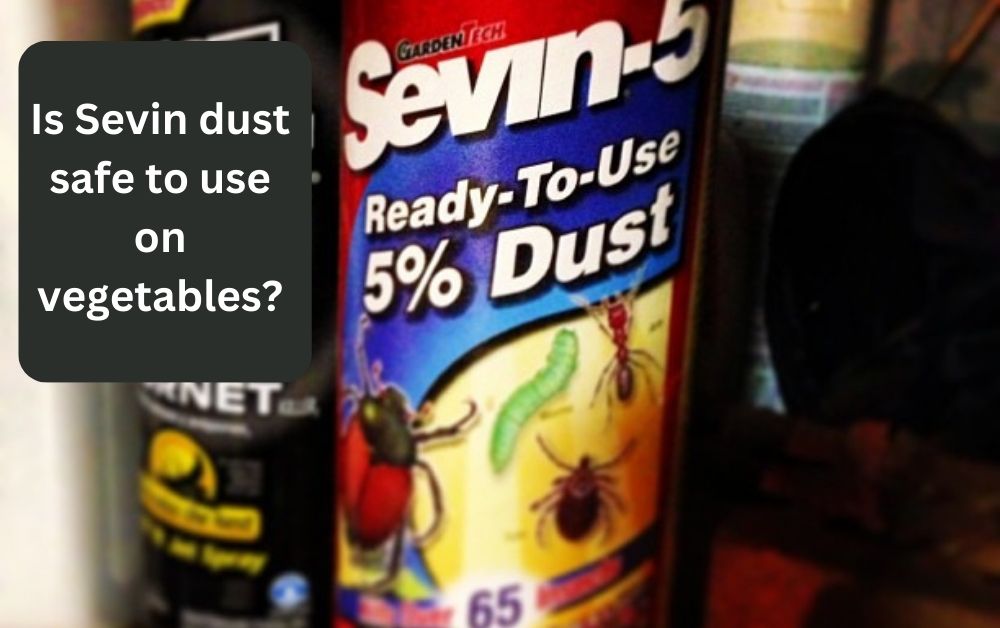 is sevin dust safe to use on vegetables